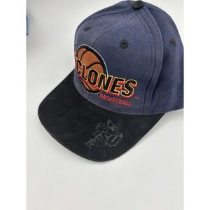 RARE Iowa State Cyclones Hat Adjustable Basketball Suede Bill Vintage